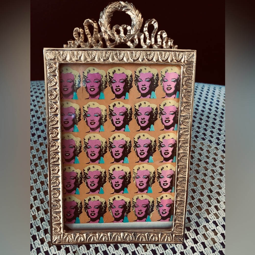 Hollywood Regal Framed Marilyn Monroe Andy Warhol in 1960
